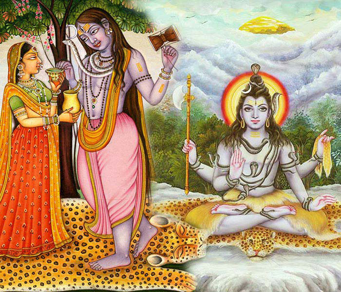 भगवान शिव तथा माता आदि शक्ति पार्वती